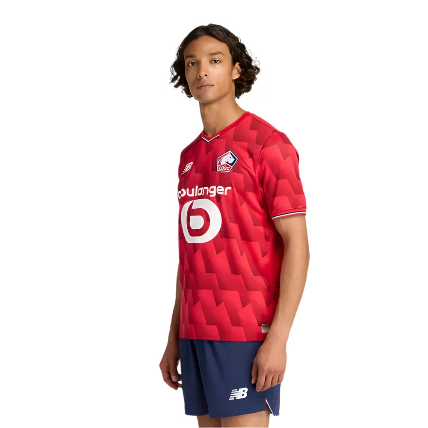 New Balance Men's Lille OSC Home Jersey 25/26 (Red)