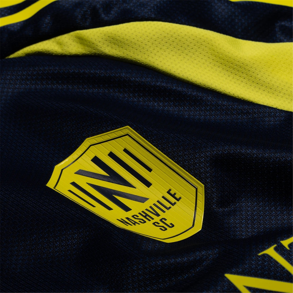 adidas Nashville Authentic GastÃ³n Brugman Away Jersey w/ MLS + Apple TV 25/26 (Tena Blue)
