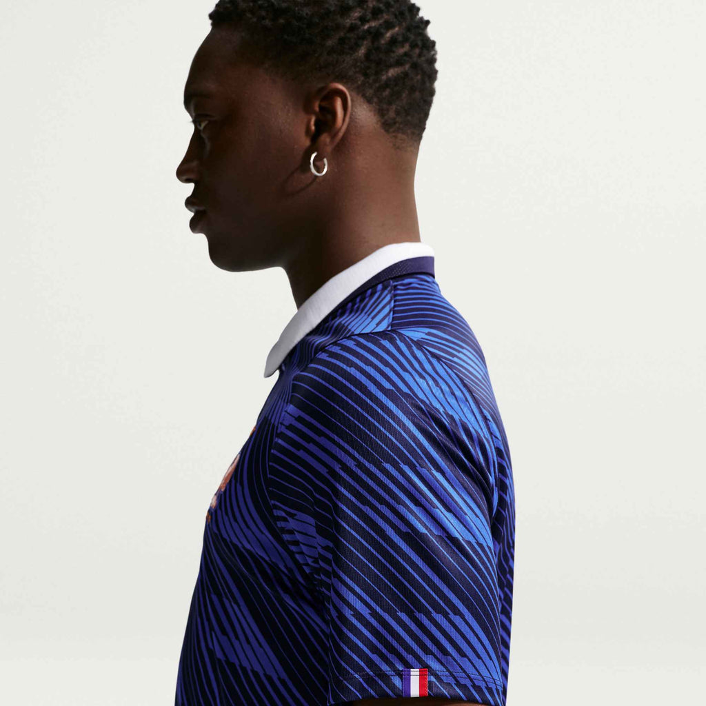 Nike Men's France AurÃ©lien TchouamÃ©ni Home Stadium Jersey 2026 (Game Royal/Metallic Copper)