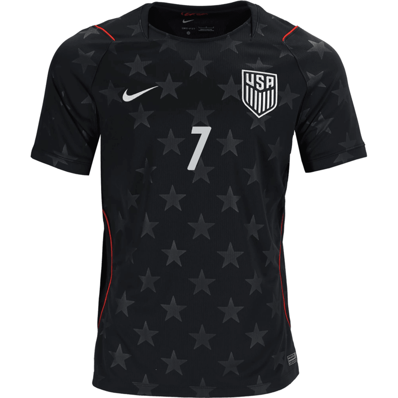 Nike Mens Reyna United States Away Stadium Jersey 2026 (Dark Obsidian/Pure Platinum)