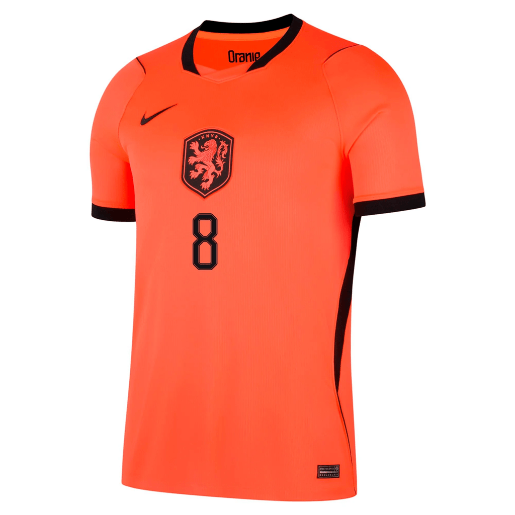 Nike Netherlands Ryan Gravenberch Home Jersey 2026 (Hyper Crimson/Black)