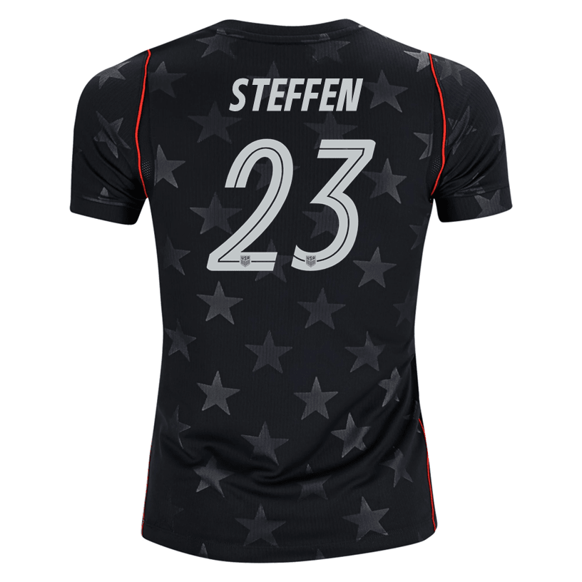 Nike Youth Steffen United States Away Stadium Jersey 2026 (Dark Obsidian/Pure Platinum)