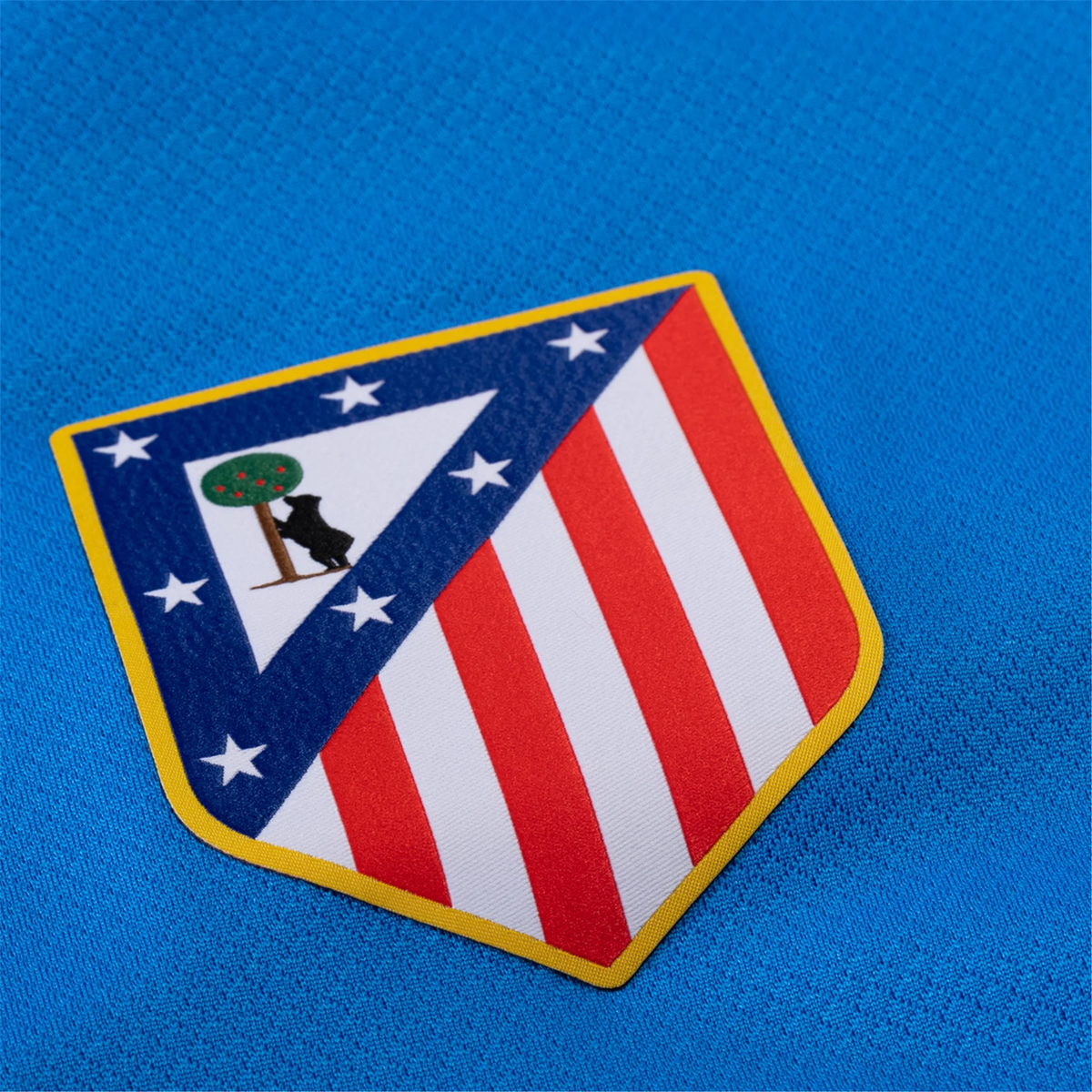 Nike Men's Atletico Madrid Carlos MartÃ­n T90 Third Jersey La Liga Patch 25/26 (Photo Blue/Sport Red)