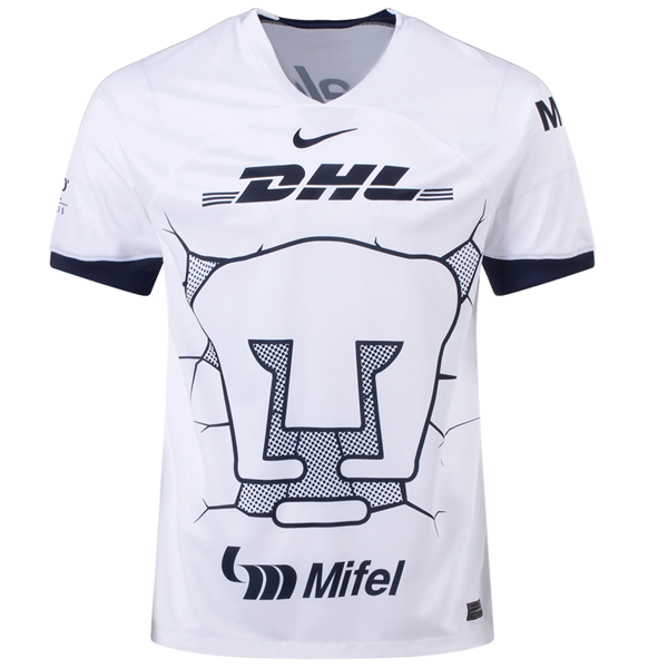 Nike Pumas UNAM Gabriel FernÃ¡ndez Home Jersey w/ Liga MX Patch 23/24 (White/Obsidian)
